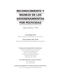 reconocimiento y manejo de los envenenamientos por ... - BVSDE