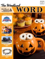 October - The Villages of Woodland Springs Homeowners