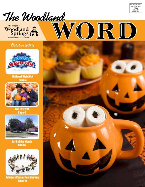 October - The Villages of Woodland Springs Homeowners