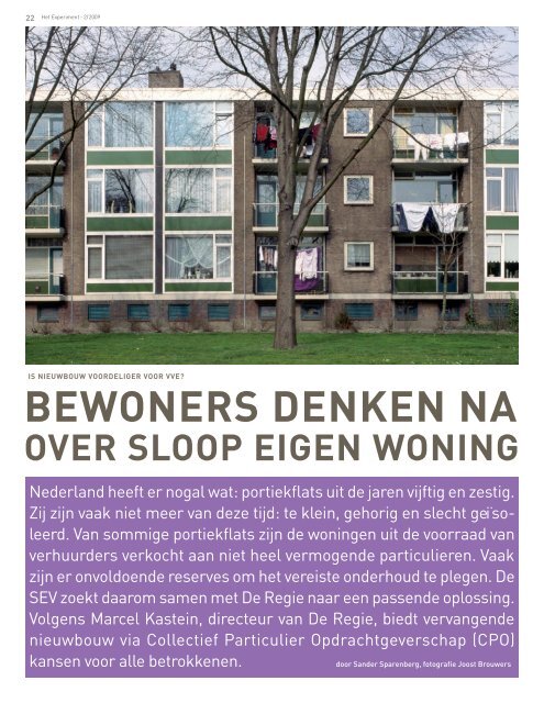 Bewoners deken na over sloop eigen woning (pdf ... - Kennisbank