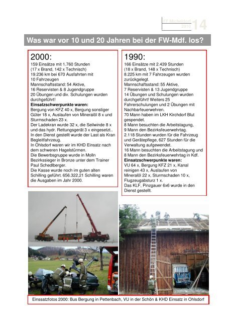 !!Jahresbericht 2010 - Freiwillige Feuerwehr Micheldorf in OÖ