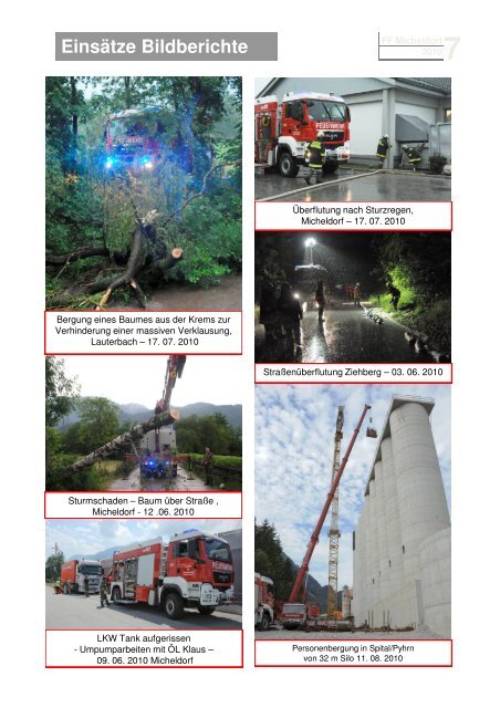 !!Jahresbericht 2010 - Freiwillige Feuerwehr Micheldorf in OÖ