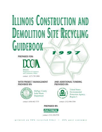 illinois construction and demolition site recycling guidebook