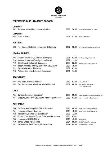 0.375 l flaschen weisswein 0.375 l flaschen rosewein - Balance Hotels