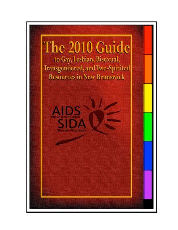 GLBTT Directory 2010 - DRAFT COPY - AIDS New Brunswick