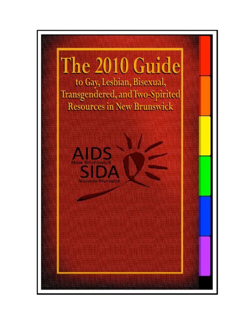 GLBTT Directory 2010 - DRAFT COPY - AIDS New Brunswick