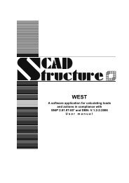 A software application for calculating loads and ... - SCAD Structure