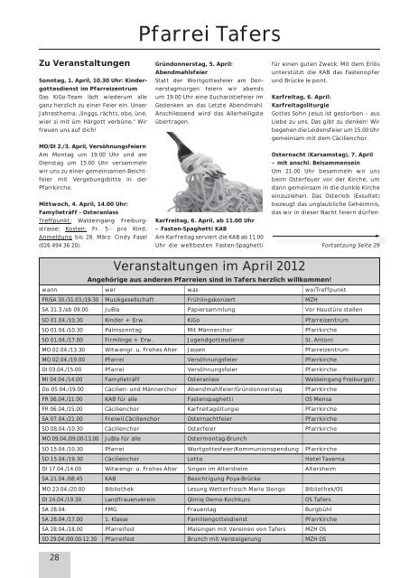 Pfarrblatt April 2012 (pdf 1.5mb)