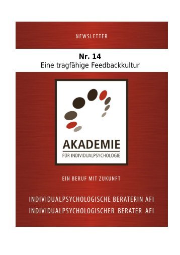 Nr. 14 Eine tragfÃ¤hige Feedbackkultur - Akademie fÃ¼r ...