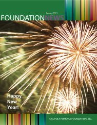 JANUARY PDF Issue - Cal Poly Pomona Foundation