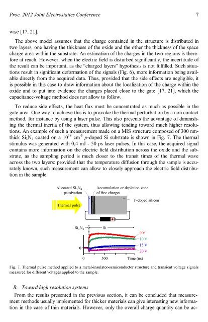 Toward non destructive high resolution thermal methods for electric ...