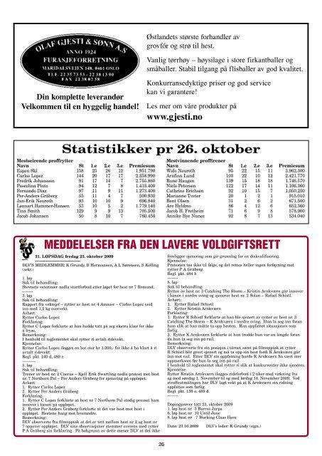 Program 30 oktober komplett_oppslag.pdf - Ãvrevoll Galoppbane