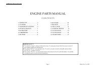 ENGINE PARTS MANUAL - Palles Import