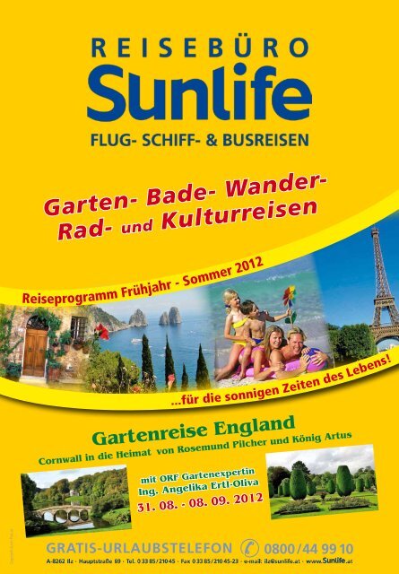 Bade- Wander- Rad - Sunlife Reisebüro & Busreisen