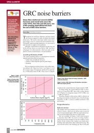 GRC noise barriers - The Concrete Society