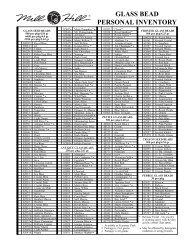 Mill Hill Beads Conversion Chart