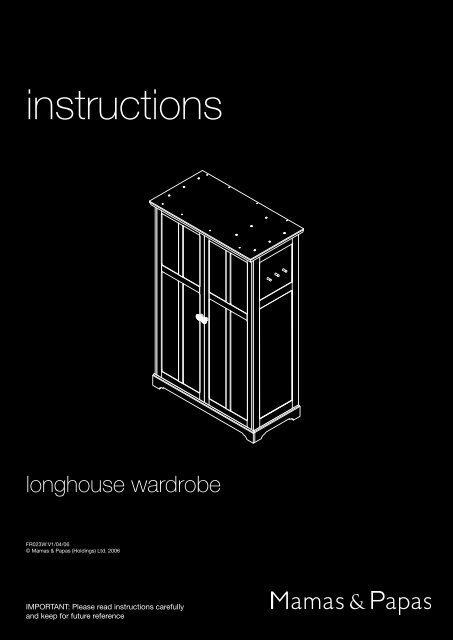 Longhouse Wardrobe - Mamas & Papas