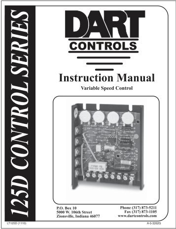 125D Manual - Dart Controls