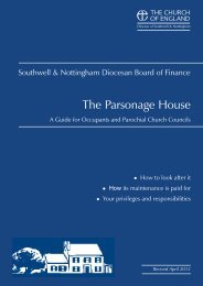 The Parsonage House - Diocese of Southwell & Nottingham