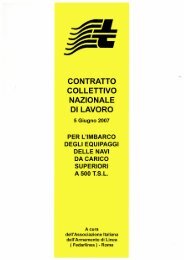 CCNL Tirrenia Navi da carico superiori a 500 TSL - Filt Cgil