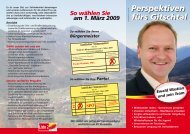 Perspektiven fürs Gitschtal - 3DAK - SPÖ