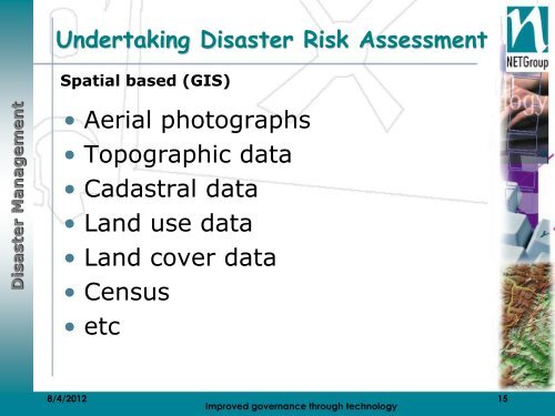 NETGroup South Africa (Pty) Ltd. - Disaster Management Institute ...