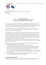 Petition des 10 parents - CEED: EnlÃ¨vements d'enfants par le ...