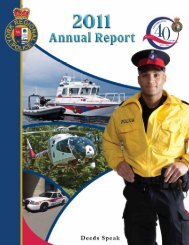 2011 Annual Report - York Regional Police