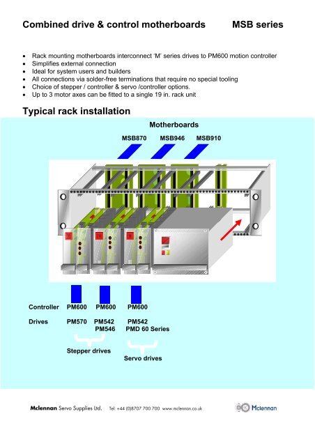 MSB870 - Mclennan Servo Supplies Ltd.