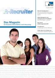 A-Recruiter Ausgabe 03/2009 - u-form:e