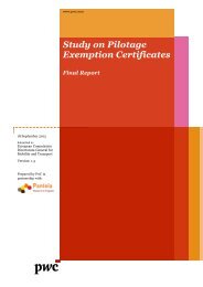 Study on Pilotage Exemption Certificates - Shortsea Shipping ...