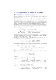 5 Un'applicazione: le matrici di rotazione - Matematica e Applicazioni