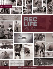 Fall 2010_template.indd - Rec Sports - Texas A&M University