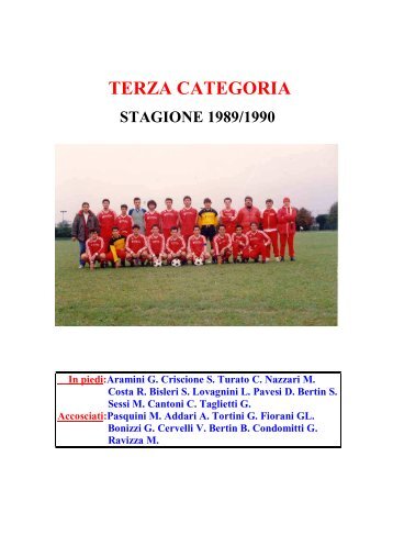 03-CAMPIONATO 1989 1990 - Fulgor Lodivecchio