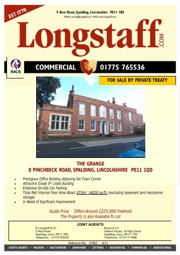 the grange 8 pinchbeck road, spalding, lincolnshire ... - rbiassets.com