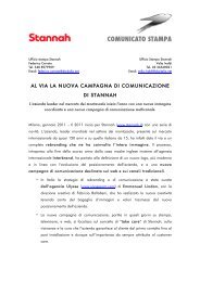 comunicato stampa - Montascale Stannah