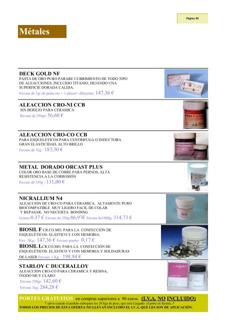 catalogo de laboratorio.pub - Dentalraces