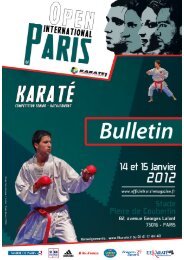 Click here for the information bulletin - Karate Canada