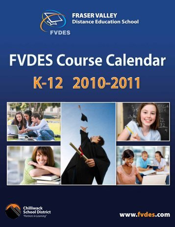 FVDES Course Calendar - Fraser Valley Distance Education School