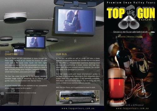 CHARTERS OUR BUS - Top Gun Tours