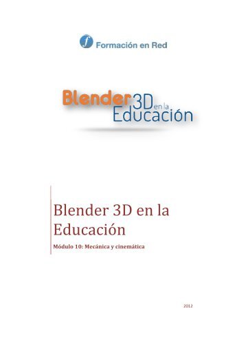 Blender 3D en la EducaciÃ³n - Ministerio de EducaciÃ³n, Cultura y ...