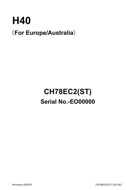 CH78EC2(ST) -EU-AUS-101 - Hitachi