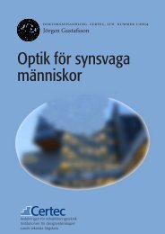 Optik fÃ¶r synsvaga mÃ¤nniskor - Certec - Lunds Tekniska HÃ¶gskola