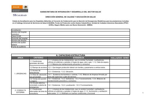 Anexo F - Cédula de Acreditación - Dirección General de ...