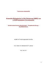 Anaerobe Biologische In Situ Sanierung (ABIS) - Kommunalkredit ...
