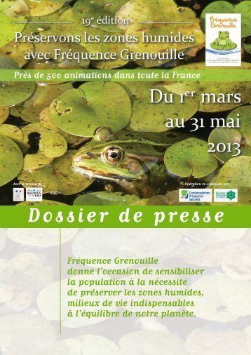 Dossier de presse - Agence de l'eau RhÃ´ne MÃ©diterranÃ©e Corse