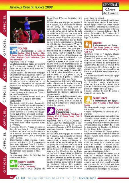 REF FFE NÂ°102 FÃ©vrier 2009 Page 13 - ComitÃ© RÃ©gional d ...