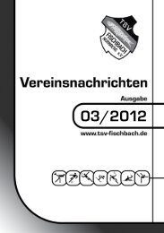Ausgabe 03/2012 - TSV Fischbach
