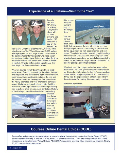 ACDNEWS - American College of Dentists