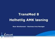 TransMed 8 Helhetlig AMK lÃ¸sning - KoKom